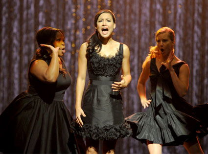Glee, Amber Riley, Naya Rivera, Heather Morris Glee, Amber Riley, Naya Rivera, Heather Morris